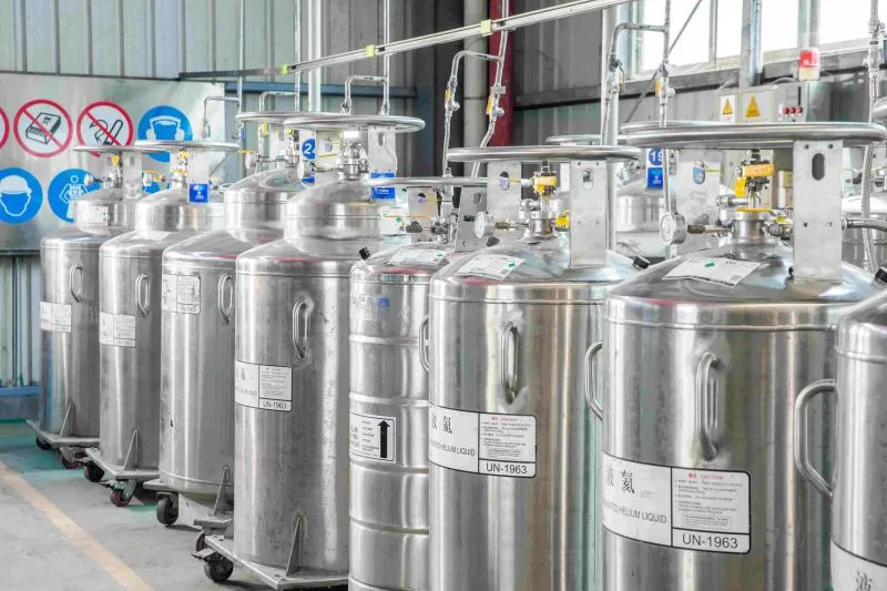 Liquid Helium Filling Area